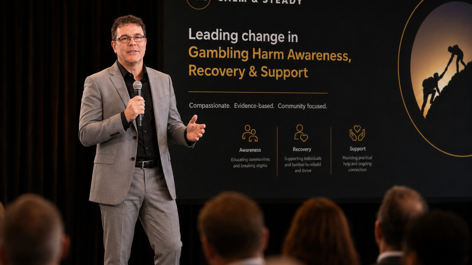 Craig Dempsey speaking at an event